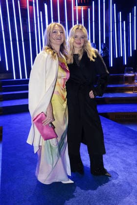 Frauke Ludowig and Nele Ludowig at the Marc Cain ECHO of now fashion show on 30 01 2026 at the Funkhaus in Berlin Marc Cain Fashion Show in Berlin