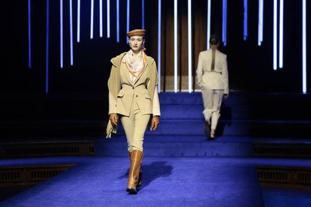 Models at the Marc Cain ECHO of now fashion show on 30 01 2026 at the Funkhaus in Berlin Marc Cain Fashion Show in Berlin