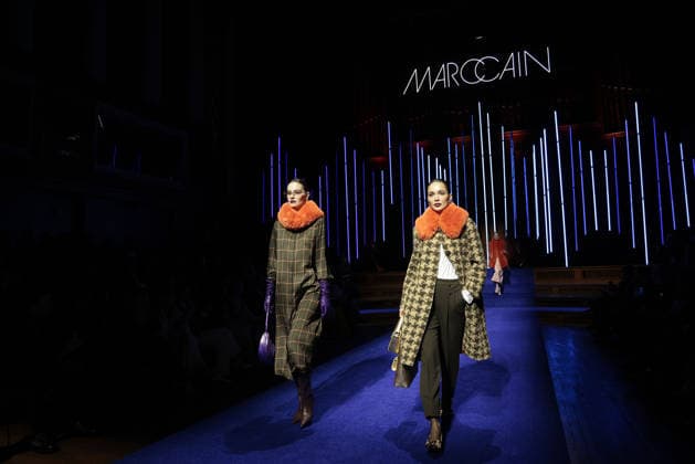 Models at the Marc Cain ECHO of now fashion show on 30 01 2026 at the Funkhaus in Berlin Marc Cain Fashion Show in Berlin