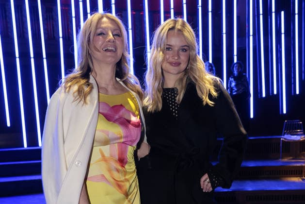 Frauke Ludowig and Nele Ludowig at the Marc Cain ECHO of now fashion show on 30 01 2026 at the Funkhaus in Berlin Marc Cain Fashion Show in Berlin