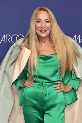 Jerry Hall at the Marc Cain ECHO of now fashion show on 30 01 2026 at the Funkhaus in Berlin Marc Cain Fashion Show in Berlin