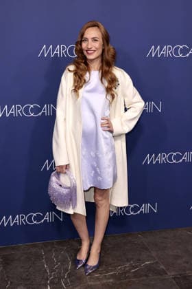 Elizabeth Jagger at the Marc Cain ECHO of now fashion show on 30 01 2026 at the Funkhaus in Berlin Marc Cain Fashion Show in Berlin