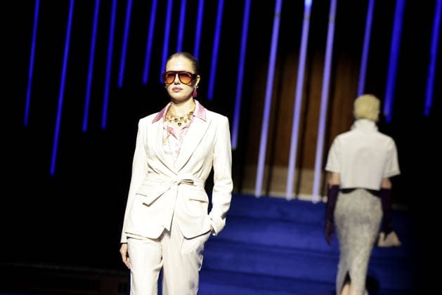 Models at the Marc Cain ECHO of now fashion show on 30 01 2026 at the Funkhaus in Berlin Marc Cain Fashion Show in Berlin