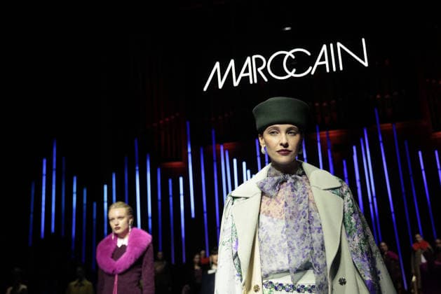 Models at the Marc Cain ECHO of now fashion show on 30 01 2026 at the Funkhaus in Berlin Marc Cain Fashion Show in Berlin