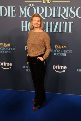 Annette Frier at the öFabian und Die moerderische Hochzeit Amazon Prime movie premiere on 30 01 2026 in Cologne Bastian Pastewkas Fabian und Die moerderische Hochzeit Amazon Prime movie premiere in Cologne