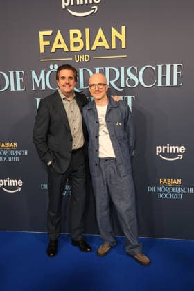 Bastian Pastewkaand director Markus Sehr at the öFabian und Die moerderische Hochzeit Amazon Prime movie premiere on 30 01 2026 in Cologne Bastian Pastewkas Fabian und Die moerderische Hochzeit Amazon Prime movie premiere in Cologne