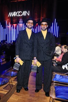 Marc Cain Fashion Show Echo of now The Swabian Twins MARC CAIN Fashion Show ÒEcho of nowÓ at Funkhaus Berlin Date 30 01 2026 Copyright: xx