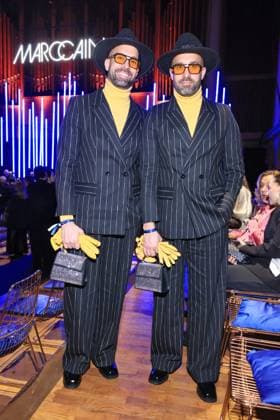 Marc Cain Fashion Show Echo of now The Swabian Twins MARC CAIN Fashion Show ÒEcho of nowÓ at Funkhaus Berlin Date 30 01 2026 Copyright: xx
