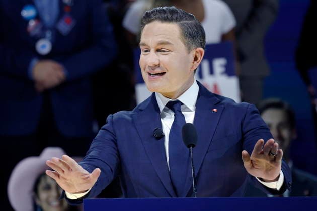 January 30, 2026, Calgary, Ab, Canada: Conservative Party Leader Pierre Poilievre, delivers his keynote address at the party s national convention in Calgary, Friday, Jan. 30, 2026. Calgary Canada  - ZUMAc35_ 20260130_zaf_c35_059 Copyright: xLarryxMacdougalx