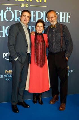Bastian Pastewka, Barbara Philipp and Ercan Durmaz at the premiere of the Amazon Prime Video film Fabian und die mörderische Hochzeit at Cinenova Cologne, 30 01 2026 Foto:xR.xSchmiegeltx xFuturexImagex hochzeit_6110