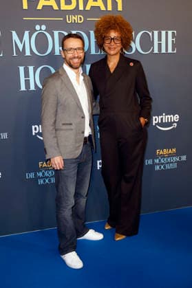 Philip Pratt and Nataly Kudiabor at the premiere of the Amazon Prime Video film Fabian and the murderous wedding at Cinenova Cologne, 30 01 2026 Foto:xR.xSchmiegeltx xFuturexImagex hochzeit_6119