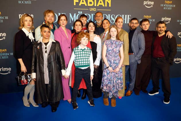 Marta Kizyma, Rabea Lüthi, Knud Riepen, Lena Dörrie, Barbara Philipp, Maxim Bartknecht, Anton Dreger, Tamara Romera Gines, Ercan Durmaz, Taneshia Abt, Sara Bartknecht, Nicole Beutler, Georg Paluza, Till Raskopf and Daniel Rodic at the premiere of the Amazon Prime Video film Fabian und die mörderische Hochzeit at Cinenova Cologne, 30 01 2026 Foto:xR.xSchmiegeltx xFuturexImagex hochzeit_6126