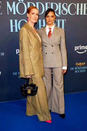Nicole Beutler and Taneshia Abt at the premiere of the Amazon Prime Video film Fabian und die mörderische Hochzeit at Cinenova Cologne, 30 01 2026 Foto:xR.xSchmiegeltx xFuturexImagex hochzeit_6152