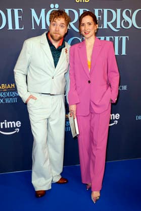 Knud Riepen and Lena Dörrie at the premiere of the Amazon Prime Video film Fabian und die mörderische Hochzeit at Cinenova Cologne, 30 01 2026 Foto:xR.xSchmiegeltx xFuturexImagex hochzeit_6178