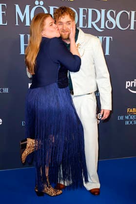Gisa Flake and Knud Riepen at the premiere of the Amazon Prime Video film Fabian und die mörderische Hochzeit at Cinenova Cologne, 30 01 2026 Foto:xR.xSchmiegeltx xFuturexImagex hochzeit_6184