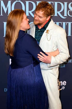 Gisa Flake and Knud Riepen at the premiere of the Amazon Prime Video film Fabian und die mörderische Hochzeit at Cinenova Cologne, 30 01 2026 Foto:xR.xSchmiegeltx xFuturexImagex hochzeit_6185