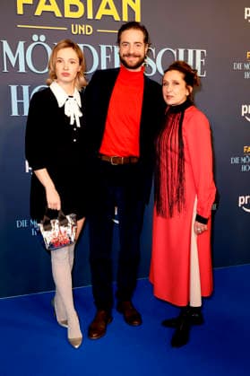 Marta Kizyma, Fridolin Sandmeyer and Barbara Philipp at the premiere of the Amazon Prime Video film Fabian und die mörderische Hochzeit at Cinenova Cologne, 30 01 2026 Foto:xR.xSchmiegeltx xFuturexImagex hochzeit_6198