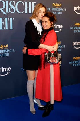 Marta Kizyma and Barbara Philipp at the premiere of the Amazon Prime Video film Fabian und die mörderische Hochzeit at Cinenova Cologne, 30 01 2026 Foto:xR.xSchmiegeltx xFuturexImagex hochzeit_6201