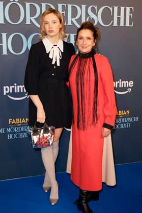 Marta Kizyma and Barbara Philipp at the premiere of the Amazon Prime Video film Fabian und die mörderische Hochzeit at Cinenova Cologne, 30 01 2026 Foto:xR.xSchmiegeltx xFuturexImagex hochzeit_6202