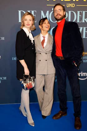 Marta Kizyma, Taneshia Abt and Fridolin Sandmeyer at the premiere of the Amazon Prime Video film Fabian und die mörderische Hochzeit at Cinenova Cologne, 30 01 2026 Foto:xR.xSchmiegeltx xFuturexImagex hochzeit_6213