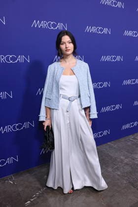 30 01 2026, Aleandra Frerk at the Marc Cain Fashion Show, Funkhaus Berlin, Berlin, Berlin Berlin