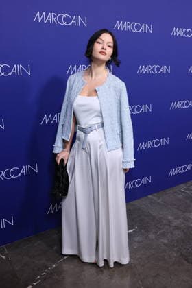 30 01 2026, Aleandra Frerk at the Marc Cain Fashion Show, Funkhaus Berlin, Berlin, Berlin Berlin