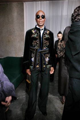 30 01 2026, Bruce Darnell at the Marc Cain Fashion Show, Funkhaus Berlin, Berlin, Berlin Berlin