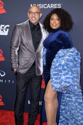 MusiCares 2026 Person of the Year Gala - Los Angeles, USA LOS ANGELES, USA. January 30, 2026: Jennifer Hudson & Harvey Mason Jr., CEO of The Recording Academy at the MusiCares 2026 Person of the Year Gala. Los Angeles CA USA  Copyright: xPaulxSmith Featureflashx