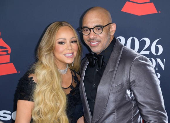 MusiCares 2026 Person of the Year Gala - Los Angeles, USA LOS ANGELES, USA. January 30, 2026: Mariah Carey & Harvey Mason Jr., CEO of The Recording Academy at the MusiCares 2026 Person of the Year Gala. Los Angeles CA USA  Copyright: xPaulxSmith Featureflashx
