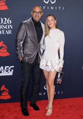 MusiCares 2026 Person of the Year Gala - Los Angeles, USA LOS ANGELES, USA. January 30, 2026: Harvey Mason Jr., CEO of The Recording Academy & Britt Mason at the MusiCares 2026 Person of the Year Gala. Los Angeles CA USA  Copyright: xPaulxSmith Featureflashx