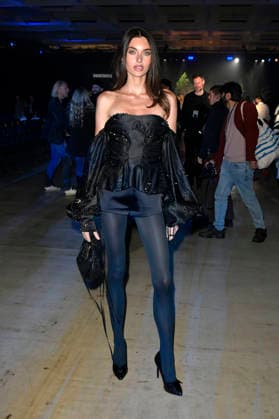Celine Bethmann at the Kilian Kerner Fashion Show at Berlin Fashion Week A W 2026 at NLND Neuland Berlin Berlin, 30 01 2026 Foto:xM.xBehrensx xFuturexImagex kerner_6104