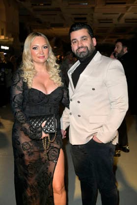 Janina Witte with guest at the Kilian Kerner Fashion Show at Berlin Fashion Week A W 2026 at NLND Neuland Berlin Berlin, 30 01 2026 Foto:xM.xBehrensx xFuturexImagex kerner_6116