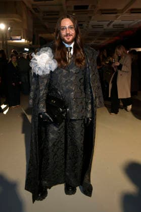 Riccardo Simonetti at the Kilian Kerner Fashion Show at Berlin Fashion Week A W 2026 at NLND Neuland Berlin Berlin, 30 01 2026 Foto:xM.xBehrensx xFuturexImagex kerner_6125