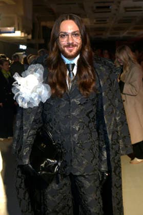 Riccardo Simonetti at the Kilian Kerner Fashion Show at Berlin Fashion Week A W 2026 at NLND Neuland Berlin Berlin, 30 01 2026 Foto:xM.xBehrensx xFuturexImagex kerner_6127