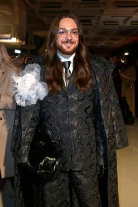 Riccardo Simonetti at the Kilian Kerner Fashion Show at Berlin Fashion Week A W 2026 at NLND Neuland Berlin Berlin, 30 01 2026 Foto:xM.xBehrensx xFuturexImagex kerner_6128