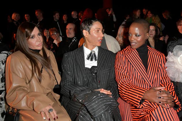 Simone Thomalla, Annabelle Mandeng and Florence Kasumba at the Kilian Kerner Fashion Show at Berlin Fashion Week A W 2026 at NLND Neuland Berlin Berlin, 30 01 2026 Foto:xM.xBehrensx xFuturexImagex kerner_6140