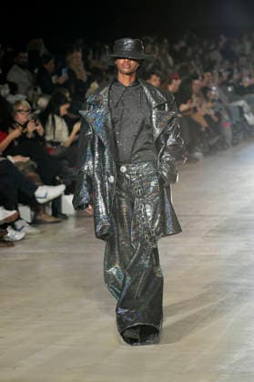 Model at the Kilian Kerner Fashion Show at Berlin Fashion Week A W 2026 at NLND Neuland Berlin Berlin, 30 01 2026 Foto:xM.xBehrensx xFuturexImagex kerner_6151