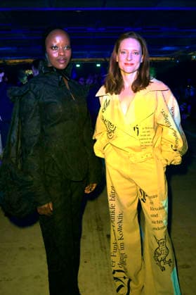 Florence Kasumba and Anne Ratte Polle at the Danny Reinke Fashion Show at Berlin Fashion Week A W 2026 at NLND Neuland Berlin Berlin, 30 01 2026 Foto:xM.xBehrensx xFuturexImagex reinke_6113
