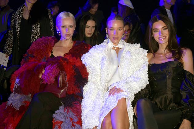 Celine Bethmann and guests at the Danny Reinke Fashion Show at Berlin Fashion Week A W 2026 at NLND Neuland Berlin Berlin, 30 01 2026 Foto:xM.xBehrensx xFuturexImagex reinke_6120