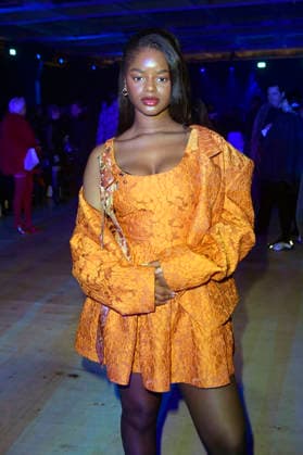 Melodie Simina at the Danny Reinke Fashion Show at Berlin Fashion Week A W 2026 at NLND Neuland Berlin Berlin, 30 01 2026 Foto:xM.xBehrensx xFuturexImagex reinke_6121