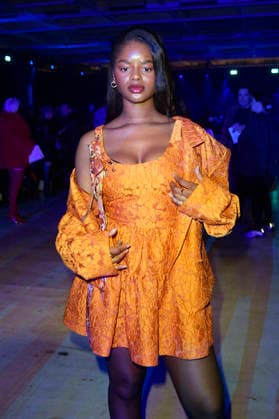 Melodie Simina at the Danny Reinke Fashion Show at Berlin Fashion Week A W 2026 at NLND Neuland Berlin Berlin, 30 01 2026 Foto:xM.xBehrensx xFuturexImagex reinke_6122