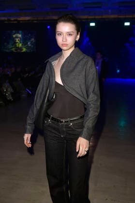 Anna Dyu at the Danny Reinke Fashion Show at Berlin Fashion Week A W 2026 at NLND Neuland Berlin Berlin, 30 01 2026 Foto:xM.xBehrensx xFuturexImagex reinke_6124