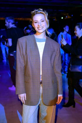 Esther Graf at the Danny Reinke Fashion Show at Berlin Fashion Week A W 2026 at NLND Neuland Berlin Berlin, 30 01 2026 Foto:xM.xBehrensx xFuturexImagex reinke_6128