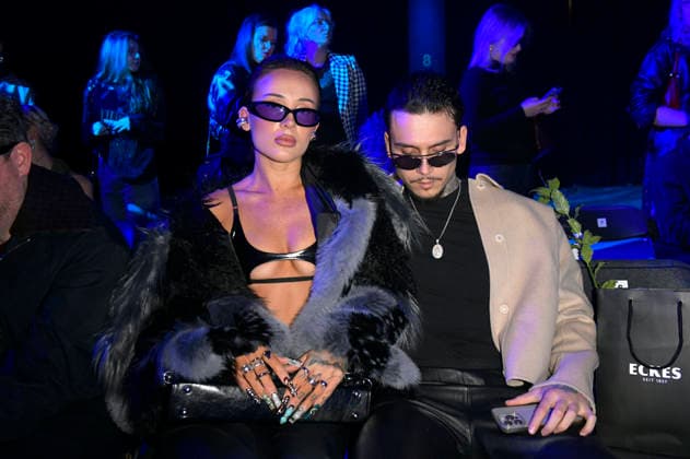 Alicia Costa Pinheiro and Chacho at the Danny Reinke Fashion Show at Berlin Fashion Week A W 2026 at NLND Neuland Berlin Berlin, 30 01 2026 Foto:xM.xBehrensx xFuturexImagex reinke_6133