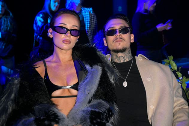 Alicia Costa Pinheiro and Chacho at the Danny Reinke Fashion Show at Berlin Fashion Week A W 2026 at NLND Neuland Berlin Berlin, 30 01 2026 Foto:xM.xBehrensx xFuturexImagex reinke_6135