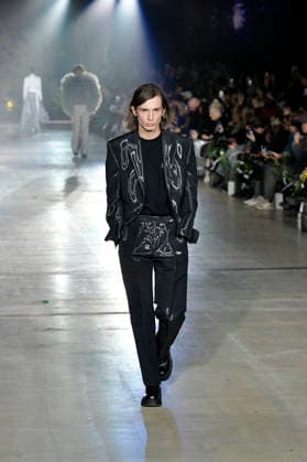Model at the Danny Reinke Fashion Show at Berlin Fashion Week A W 2026 at NLND Neuland Berlin Berlin, 30 01 2026 Foto:xM.xBehrensx xFuturexImagex reinke_6138