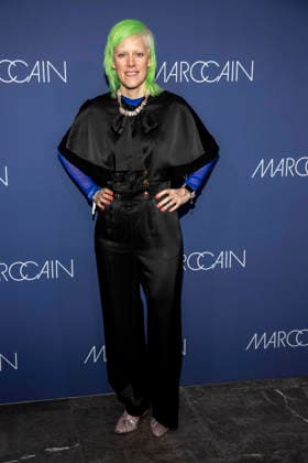 Johanna Keimeyer as a guest on the red carpet at the Marc Cain Fashion Show Echo of now at Funkhaus Berlin on 30 01 2028 Berlin Germany