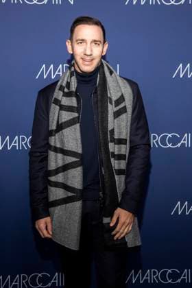 Marcel Remus as a guest on the red carpet at the Marc Cain Fashion Show Echo of now at Funkhaus Berlin on 30 01 2028 Berlin Germany