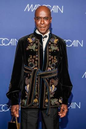 Bruce Darnell as a guest on the red carpet at the Marc Cain Fashion Show Echo of now at Funkhaus Berlin on 30 01 2028 Berlin Germany