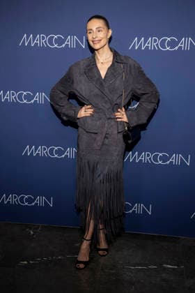 Katarzyna Zawadzka as a guest on the red carpet at the Marc Cain Fashion Show Echo of now at Funkhaus Berlin on 30 01 2028 Berlin Germany